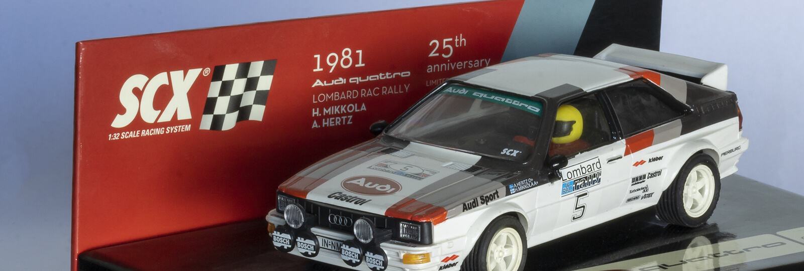 Automodell Audi quattro Rallye 1981