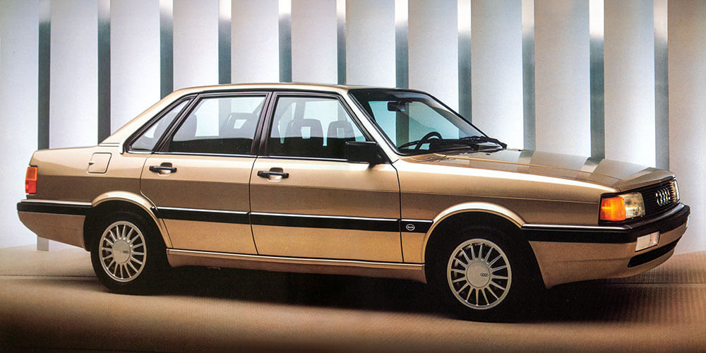 Audi 4000 S in der US-Version des Modelljahrs 1985
