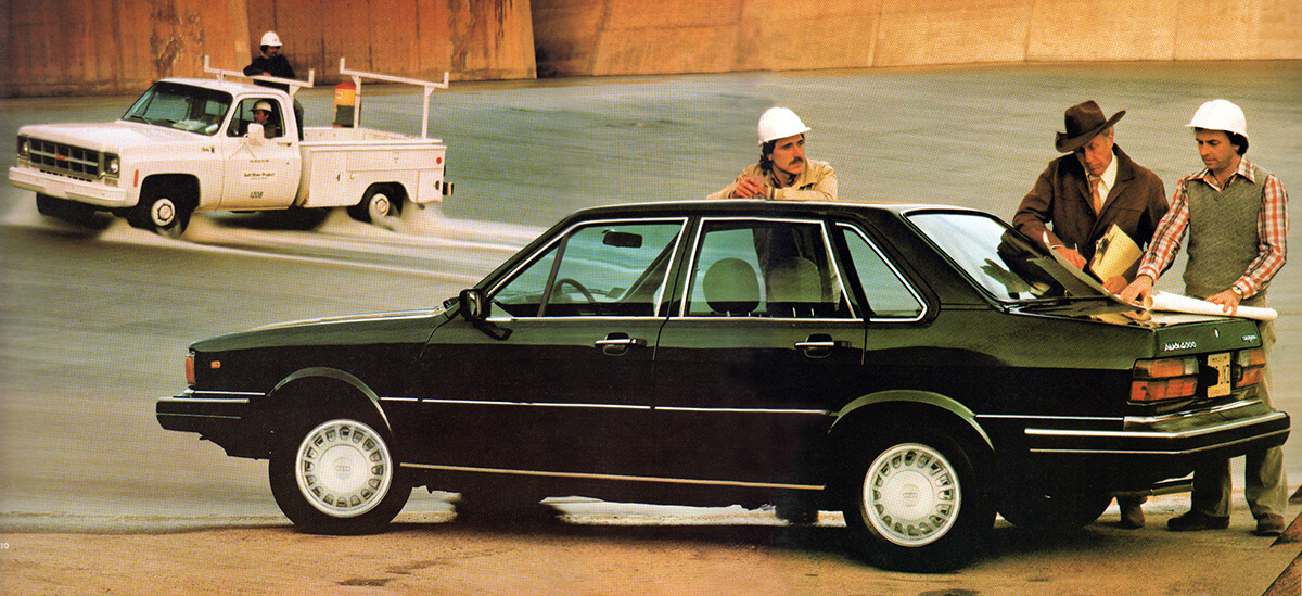 Audi 4000 1980 Heckansicht