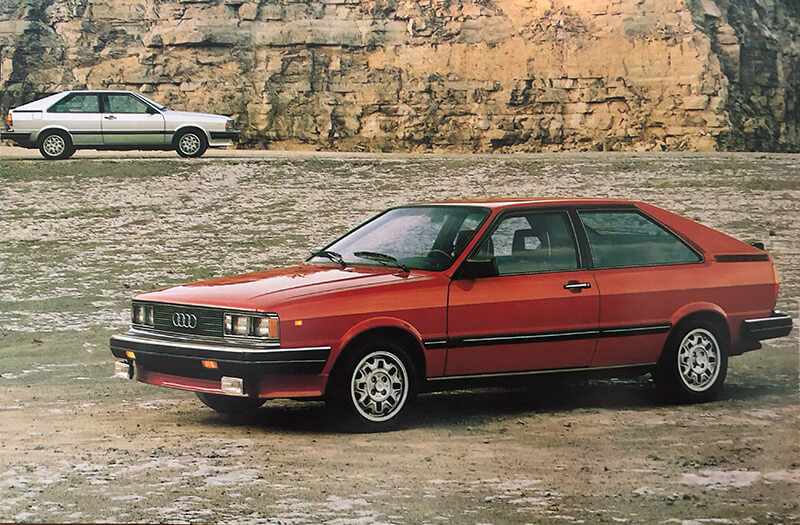 Audi Coupe aus 1982 mit US-Heck