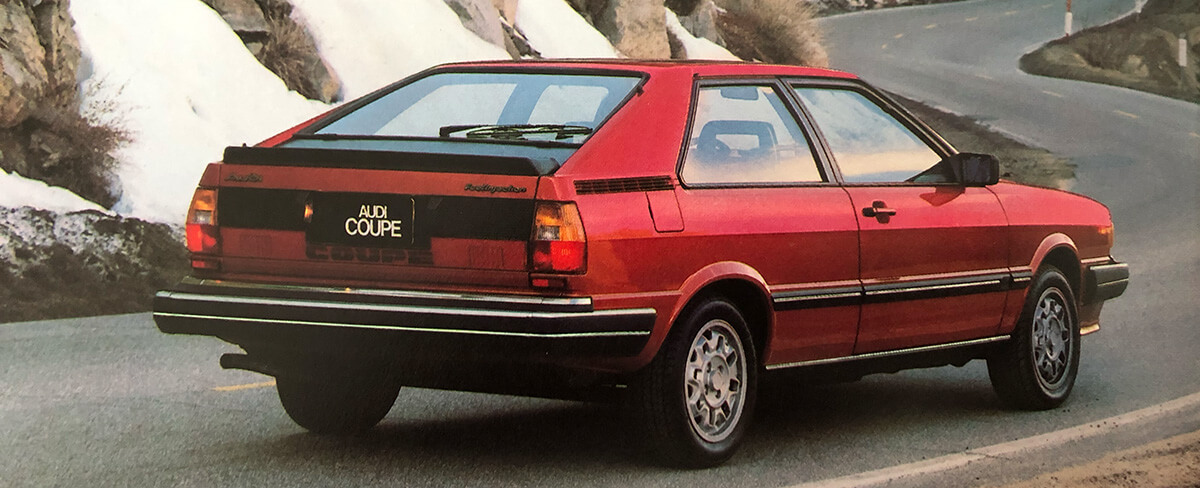 Amerikanisches Audi Coupe 1982