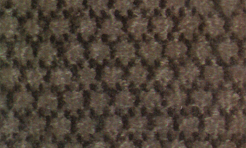 Waben-Velours Negro/Negro