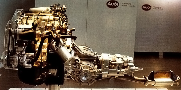 Audi 80 Katalysator-Motor