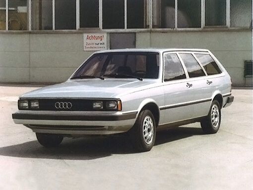 1981-1986 Passgenaue HELL GRAU Velours Autoteppiche Audi 80 B2 Bj