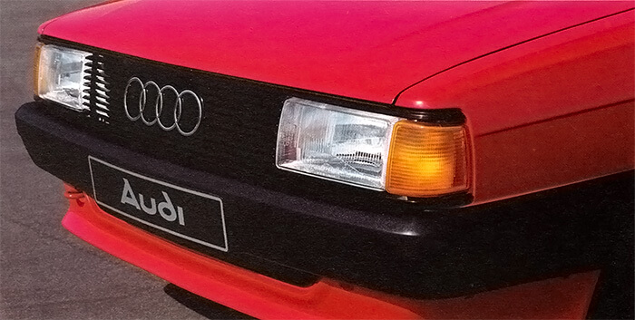 Audi 80 Facelift Front Modelljahr 1985