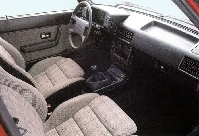 Audi 80 GTE Facelift Typ 81 Innenausstattung