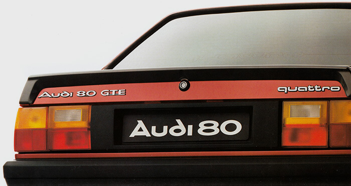 Audi 80 GTE Quattro Typ 85