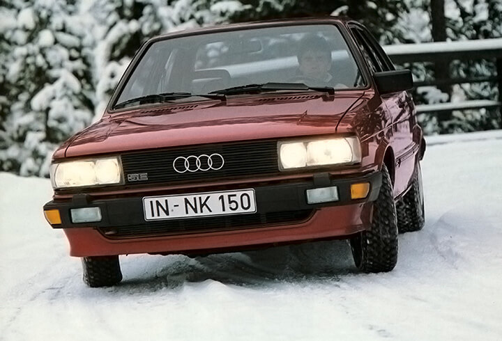 Audi 80 Quattro Frontansicht 1983