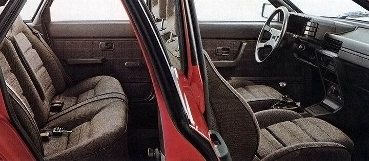 Audi 80 Quattro Innenausstattung 1983