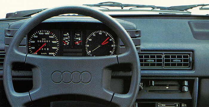 Audi 80 Facelift Typ 81 Instrumente