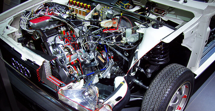 Audi 80 GLE Schnittmodell