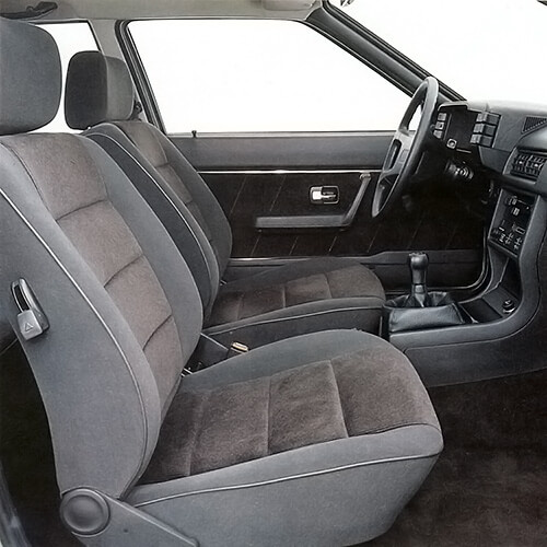 Audi Coupé Facelift Innenraum Velours