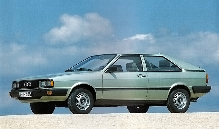 Audi Coupe GL Modelljahr 1982 inarisilber