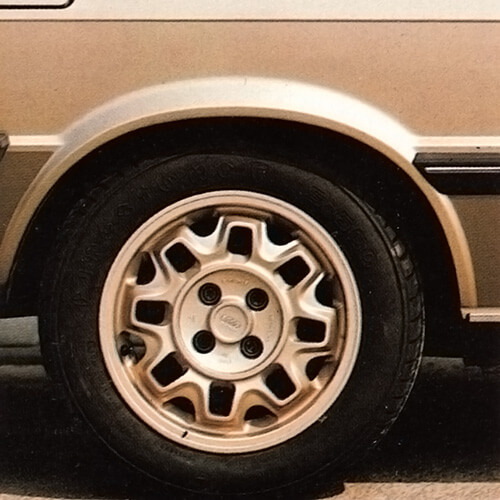 Felge Audi Coupé GT Typ 81 Gold-Edition