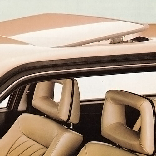 Hubdach Audi Coupé GT Typ 81 Gold-Edition