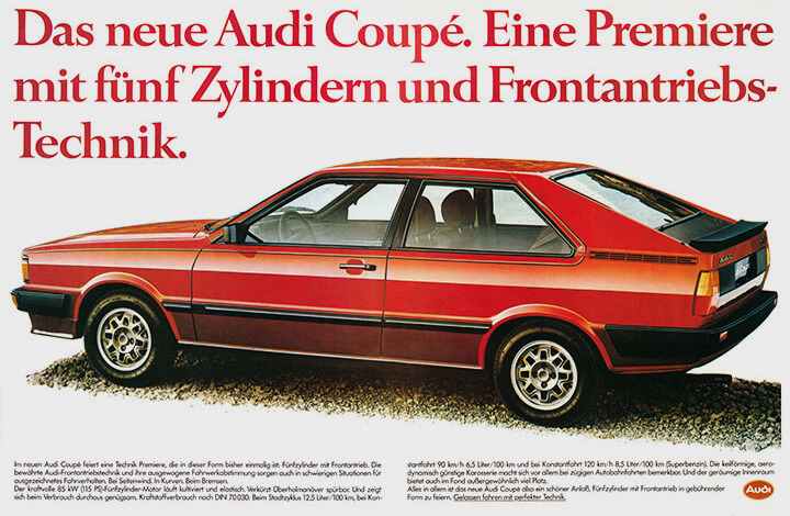 Audi Coupé Anzeige 1980