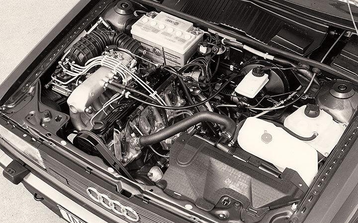 JS-Motor mit Bosch-Einspritzung Audi Coupé Typ 81