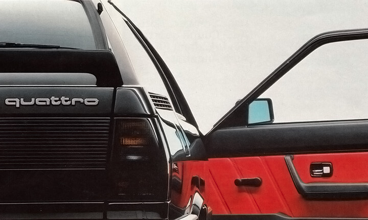 Audi Coupe Quattro B2 Sondermodell Michelle Mouton