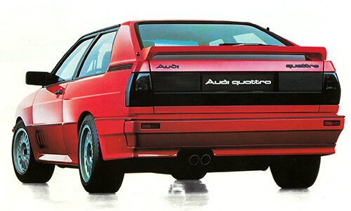 Audi quattro Modelljahr 1989