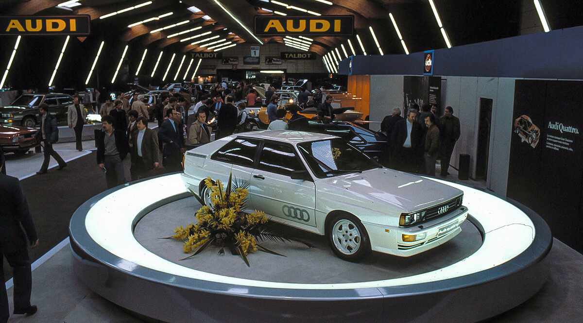 Audi quattro Genfer Salon 1980