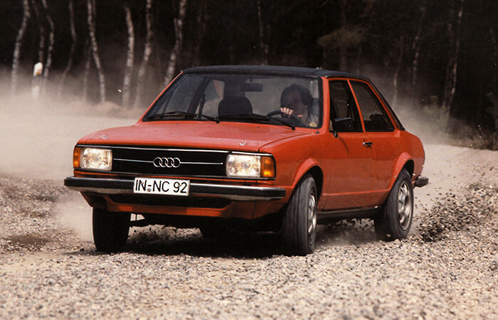 Audi quattro Versuchsträger A1 auf Typ-82-Basis